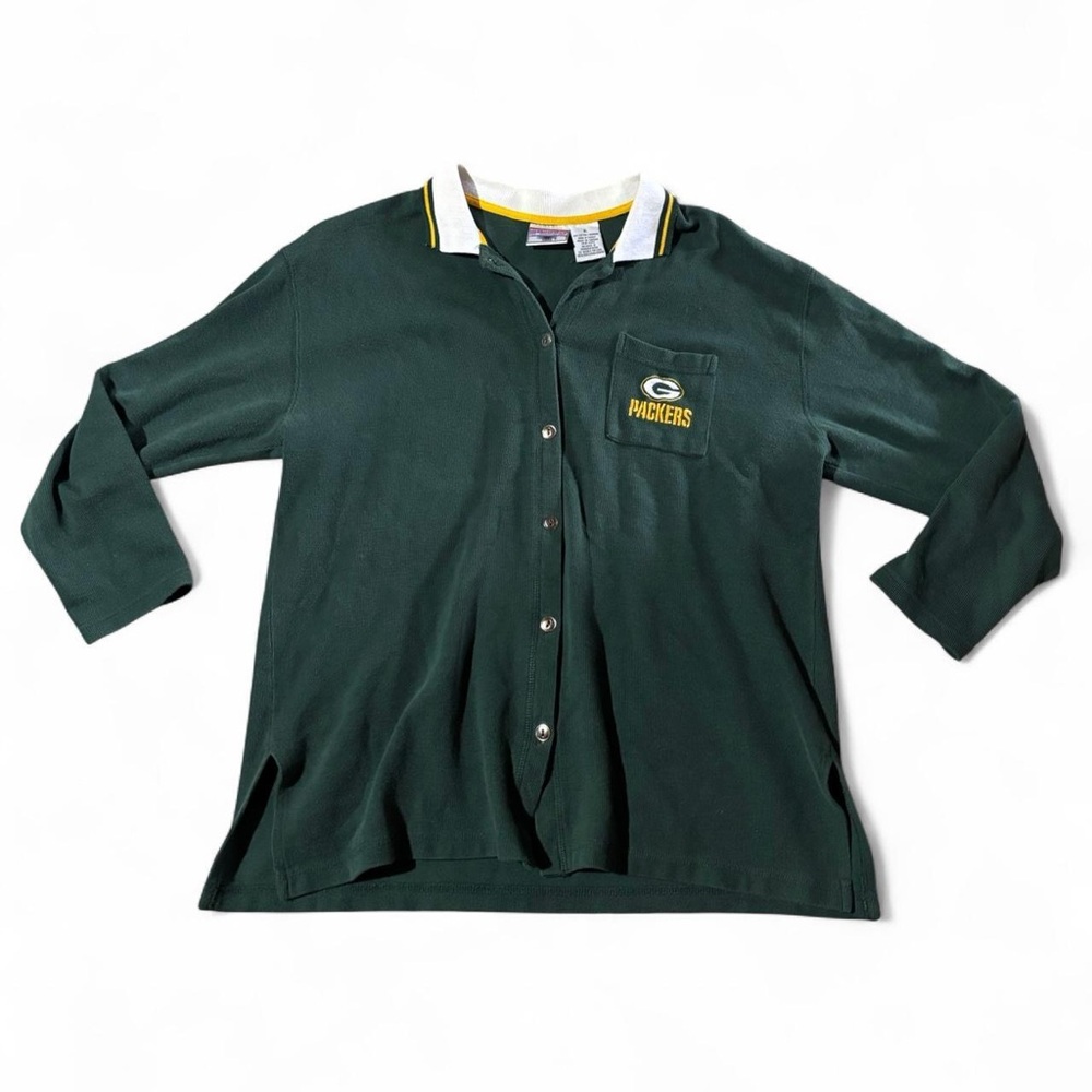 Green Bay Packers Button-Up Cardigan